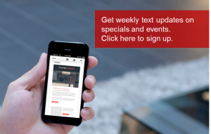 Text updates for specials and events